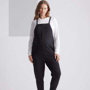 Quince Maternity Organic Cotton Overalls
